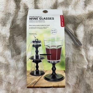 ✨NWT•Portable wine glasses
